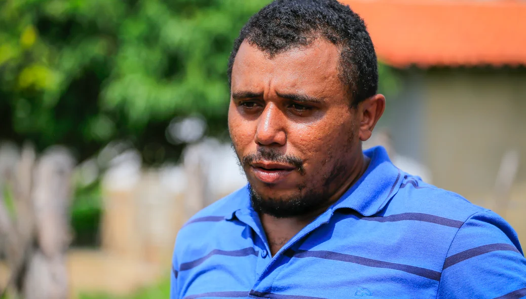 Lazaro Roberto, morador do loteamento