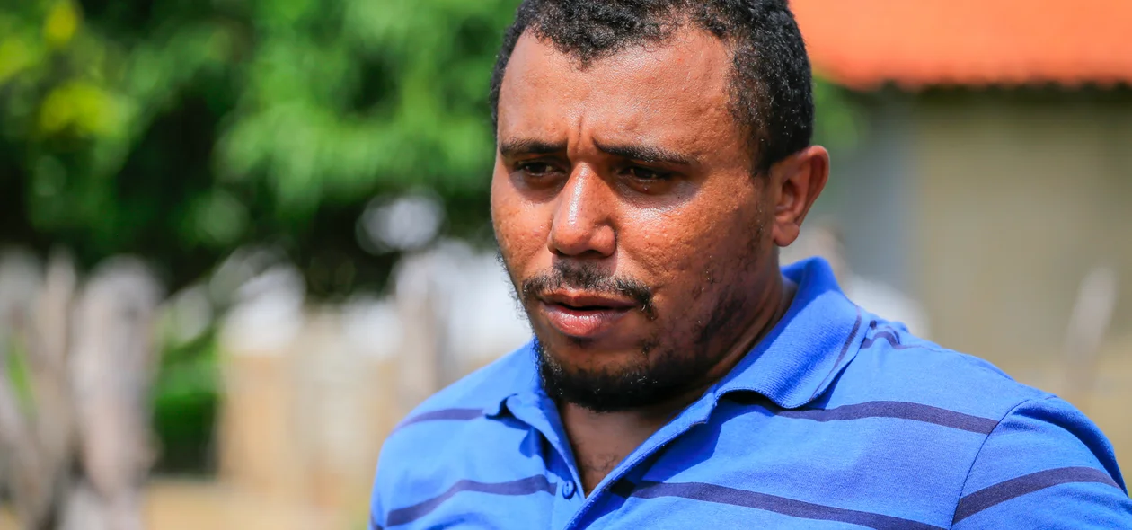 Lazaro Roberto, morador do loteamento