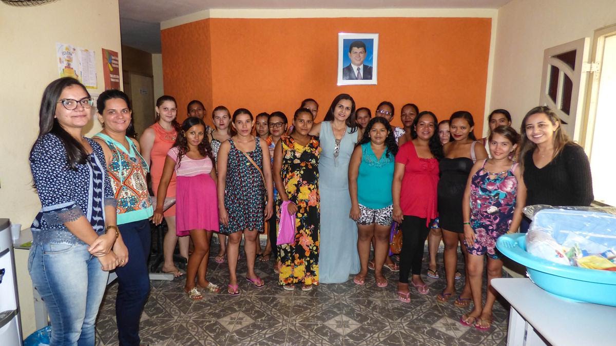 Palestra para gestantes na cidade de Cocal 