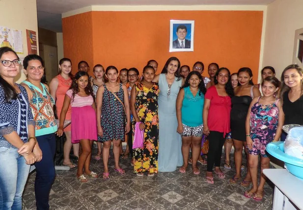 Palestra para gestantes na cidade de Cocal 
