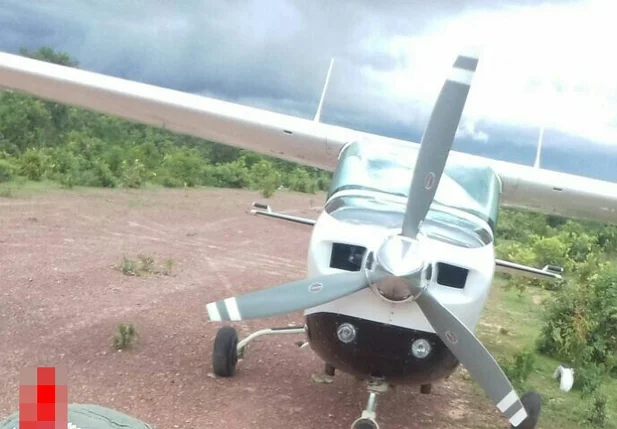 Avião onde a droga foi encontrada