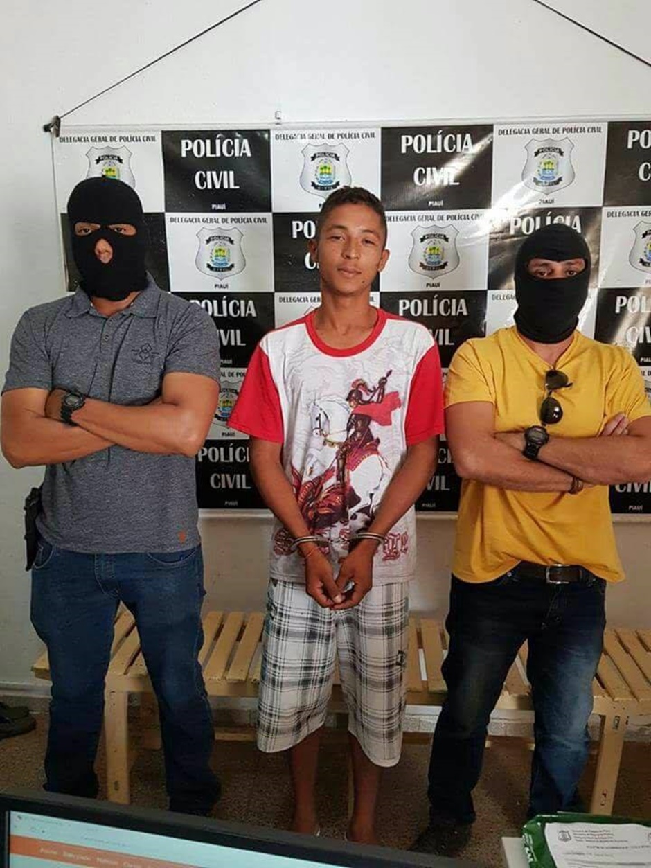 Dyego de Sousa Sampaio foi preso por agentes da Polícia Civil