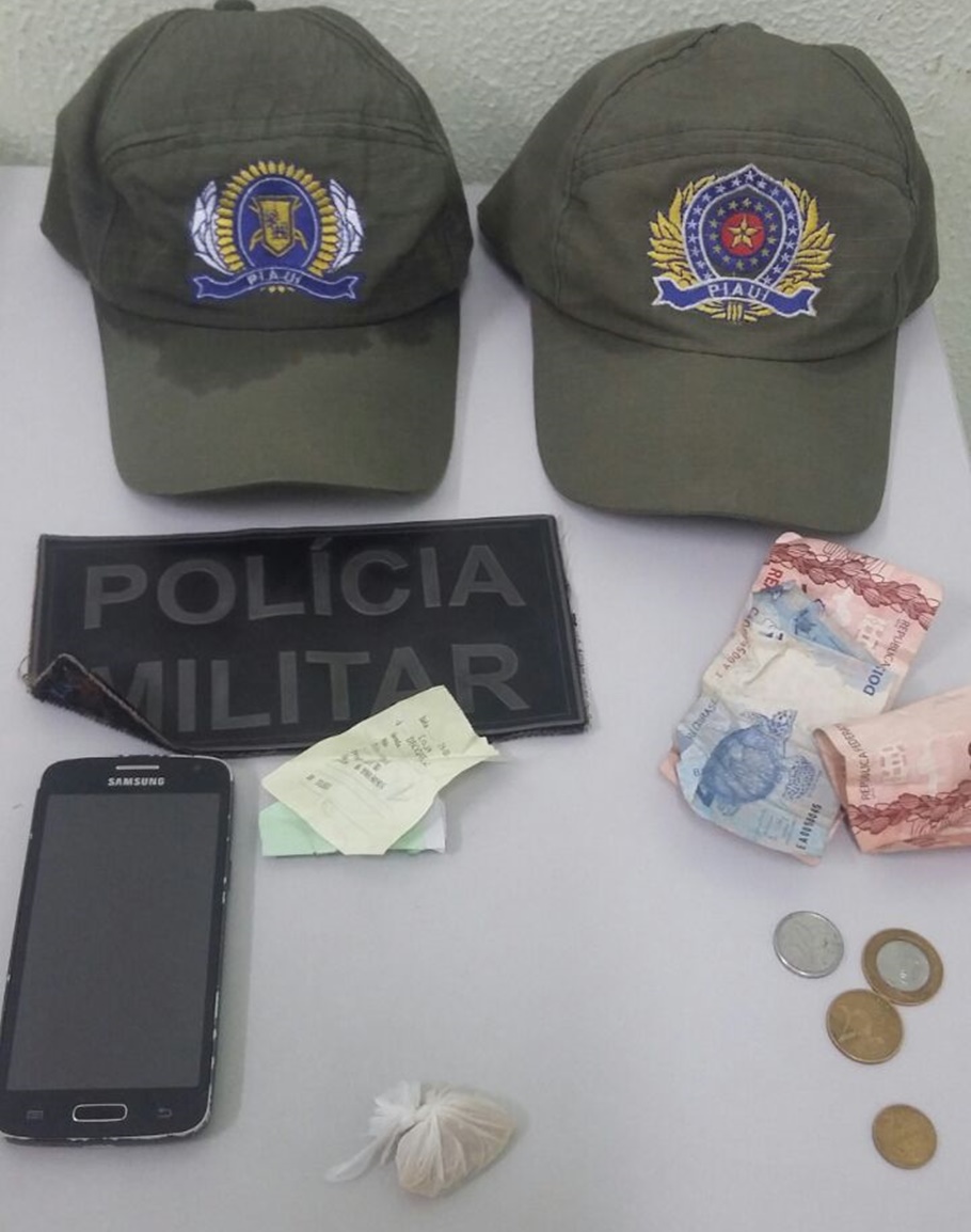 Material apreendido em Campo Maior
