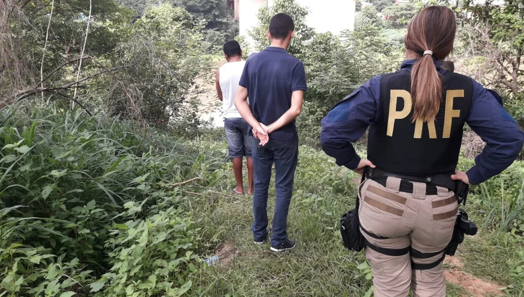 PRF atendeu à ocorrência no local do acidente