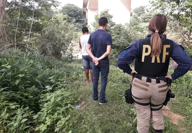 PRF atendeu à ocorrência no local do acidente