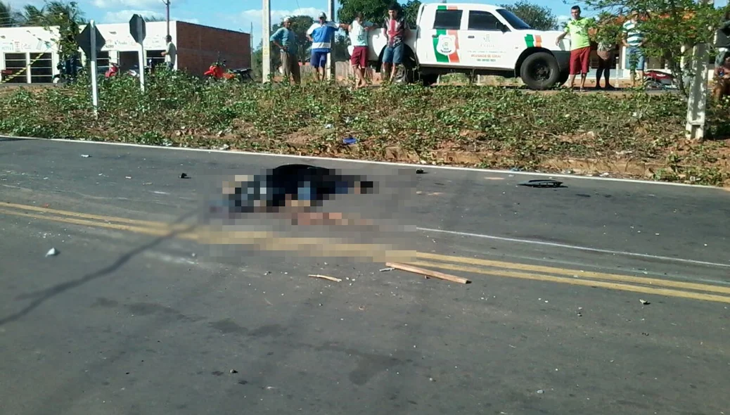 O acidente aconteceu, no povoado Jacarandá, zona rural de Cocal 