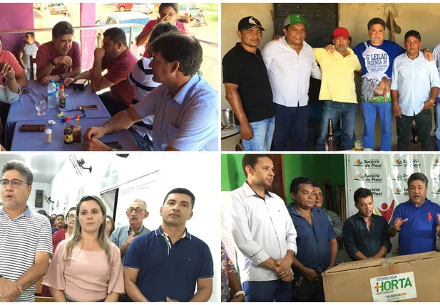 O deputado João Mádison esteve reunido nesse final de semana com várias lideranças do sul do Estado. Na oportunidade ele entregou kits de irrigação e participou de várias festividades.