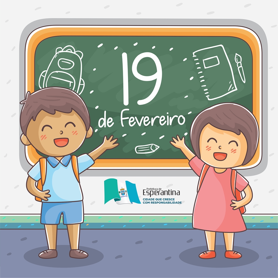 Início das aulas nas escolas municipais em Esperantina