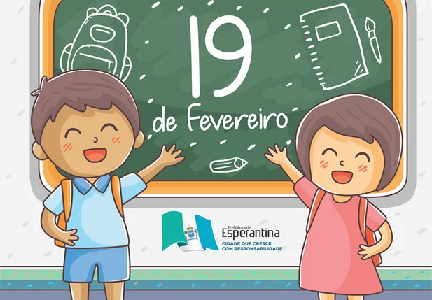 Início das aulas nas escolas municipais em Esperantina