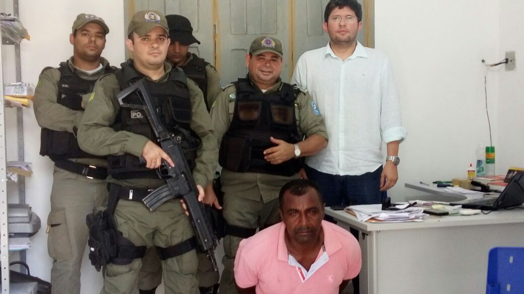 Polícia Militar de Luzilândia prendeu José Ribamar da Silva