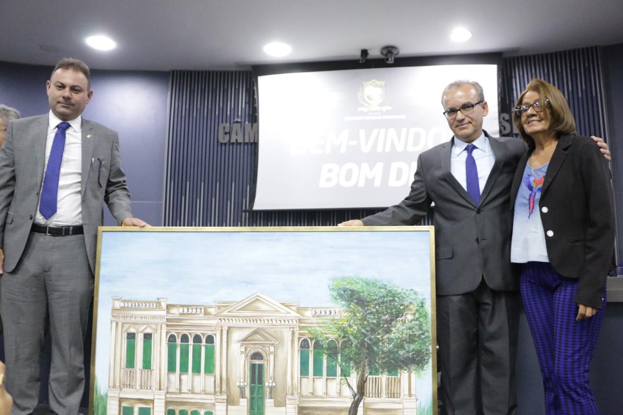 Firmino Filho e Jeová Alencar participam da solenidade de abertura do ano legislativo na Câmara de Teresina
