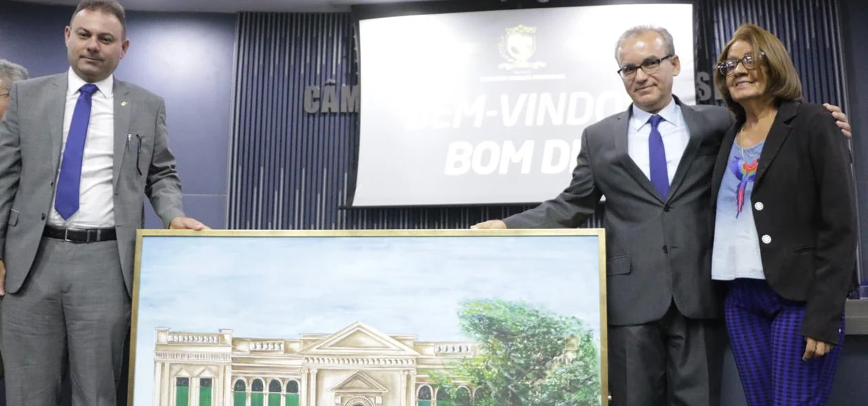 Firmino Filho e Jeová Alencar participam da solenidade de abertura do ano legislativo na Câmara de Teresina