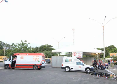 Corso conta com estande do Samu 