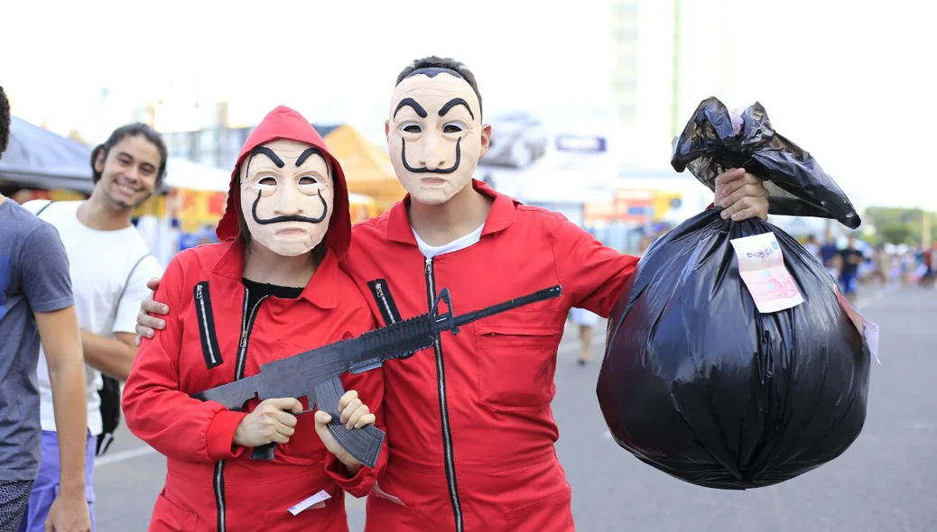 Fantasias inspiradas na série A Casa de Papel da Netflix