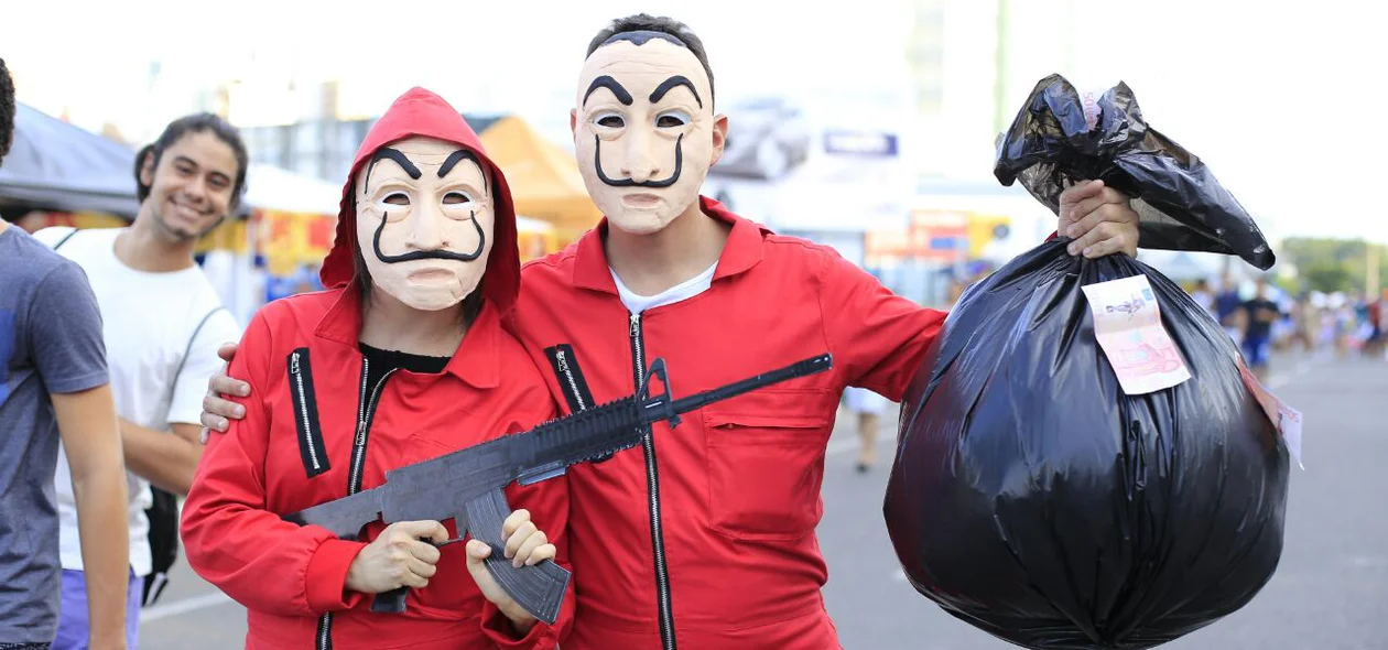 Fantasias inspiradas na série A Casa de Papel da Netflix