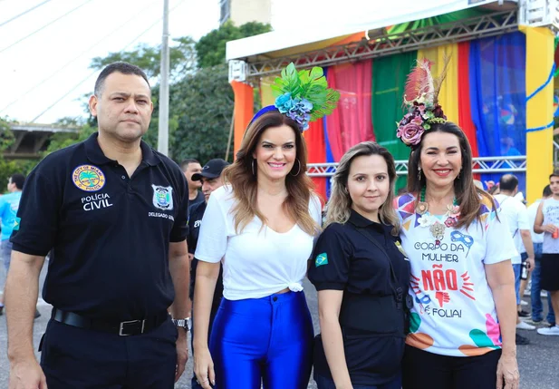 Riedel Batista ao lado da vice-governadora Margarete Coelho e da deputada Iracema Portella
