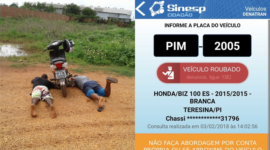 Suspeitos foram encaminhados para a Central de Flagrantes