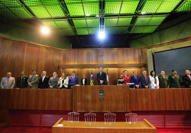 Abertura do ano legislativo na Assembleia Legislativa do Piauí