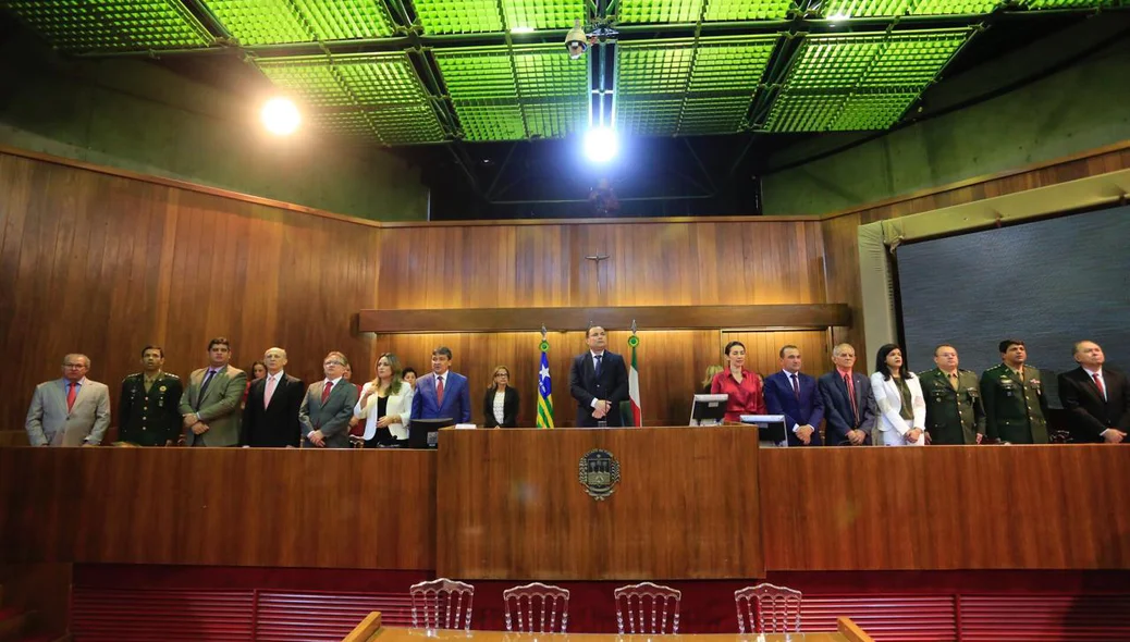 Abertura do ano legislativo no plenário da Alepi