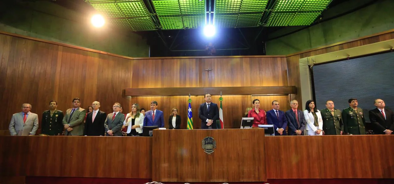 Abertura do ano legislativo no plenário da Alepi