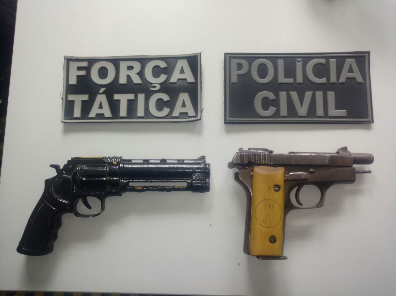 Armas apreendidas em Petrolina 