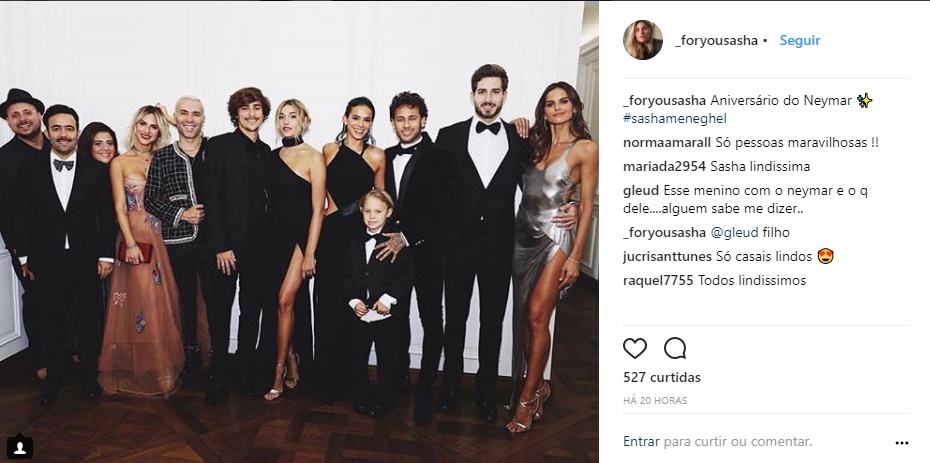Neymar reúne amigos famosos em sua festa de aniversário