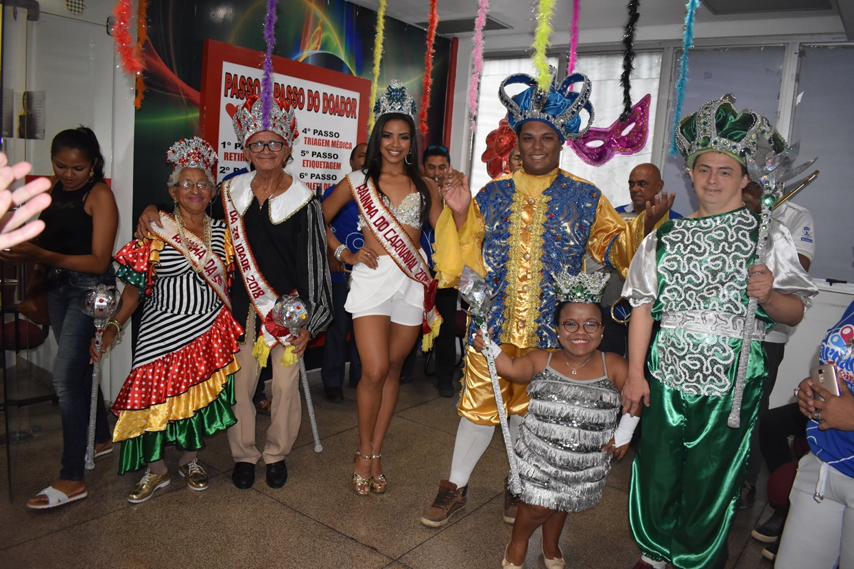 Reis e Rainhas do Carnaval 2018 no Hemopi