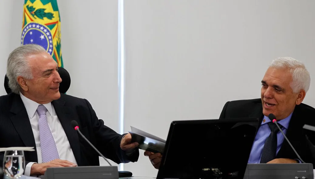 Themístocles Filho participa de audiência com o presidente Michel Temer em Brasília