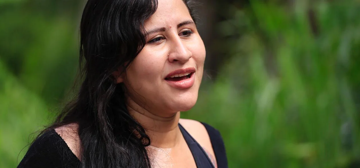 Sanny Rêgo, uma das manifestantes