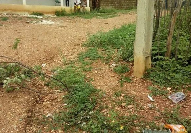 Fio de alta tensão havia caído 