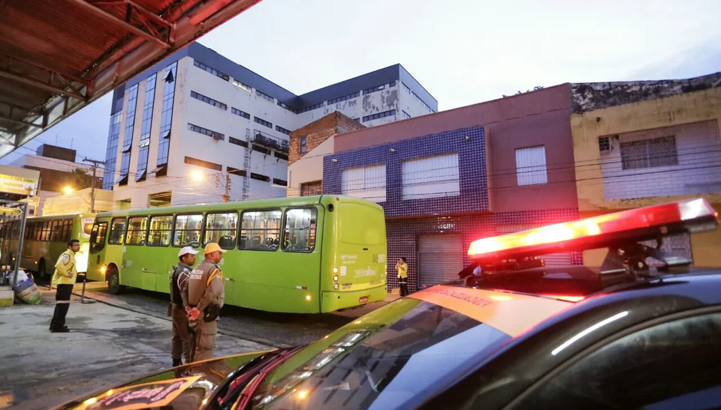 Operação da Strans foi realizada no centro de Teresina