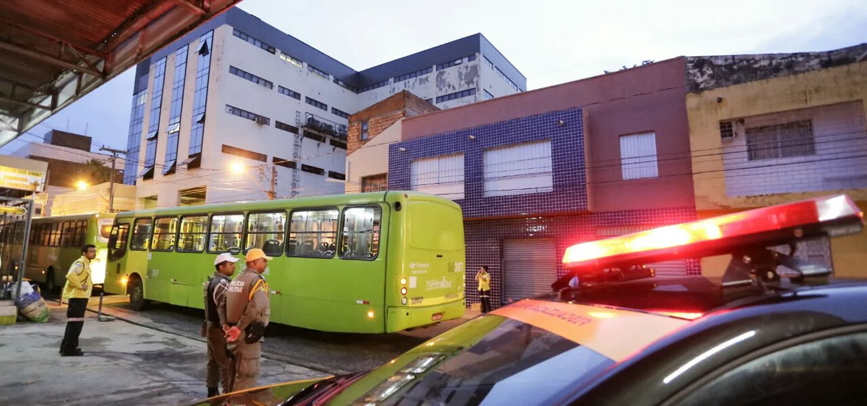 Operação da Strans foi realizada no centro de Teresina