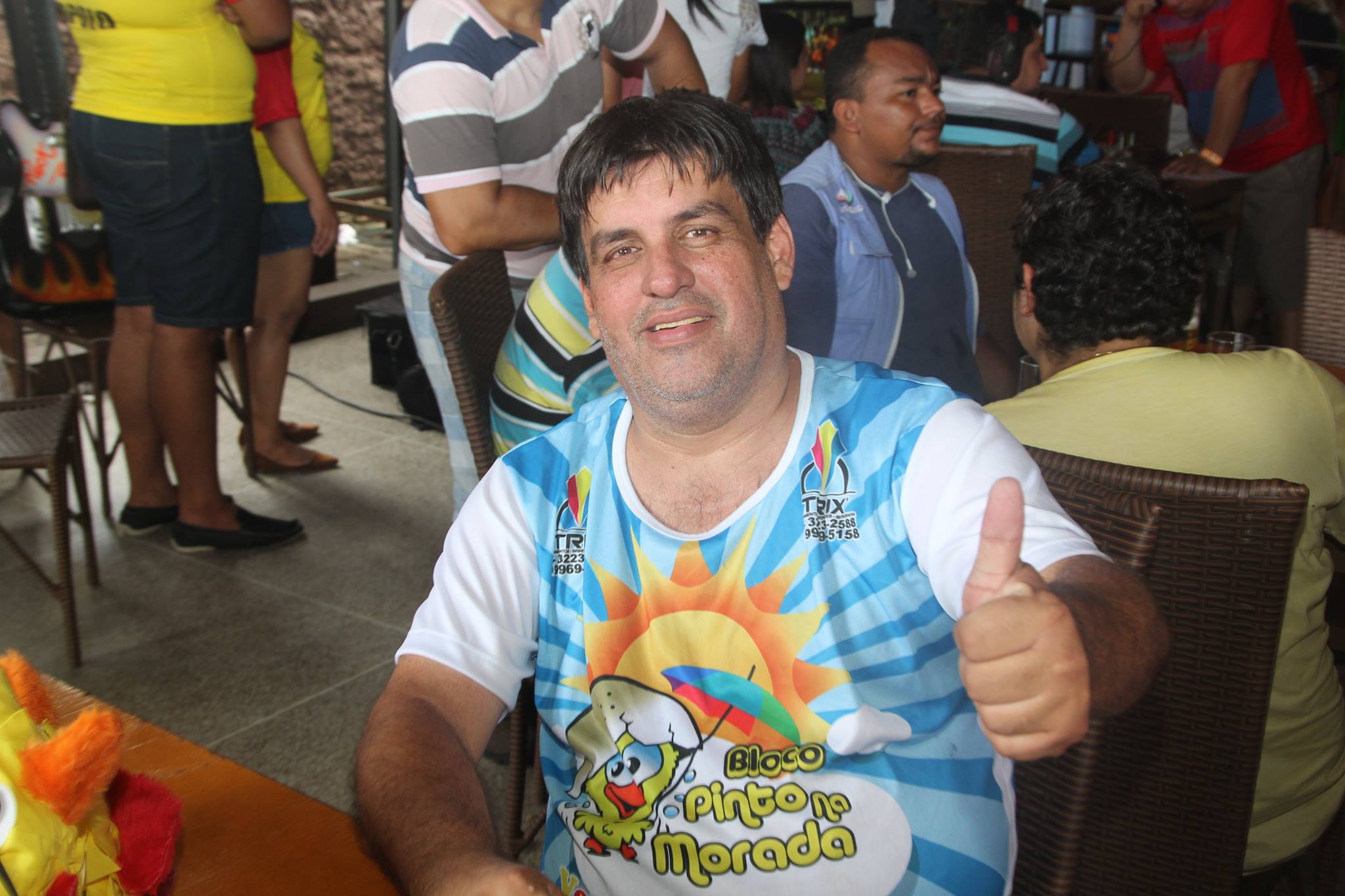 Alexandre Sá,organizador do bloco Pinto da Morada