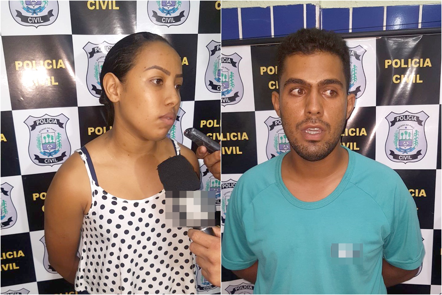 Elaine Cristina e Lucas Oliveira