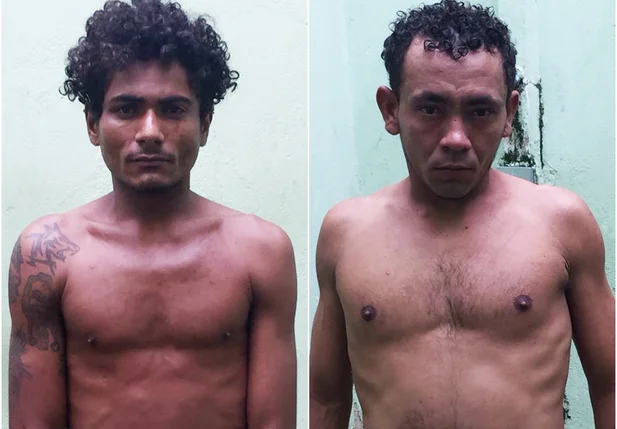 Foram presos Justo Sinobilino e Francisco Reginaldo