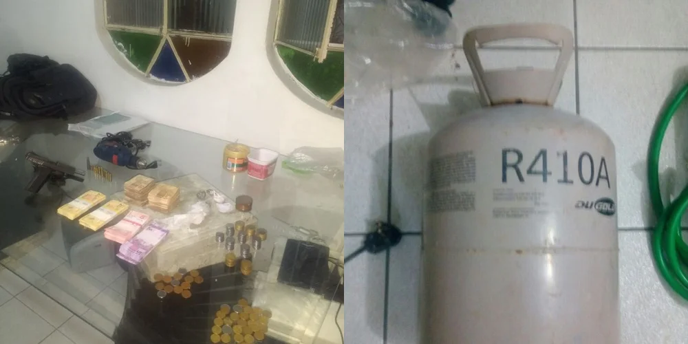 Polícia Militar apreendeu materiais e dinheiro