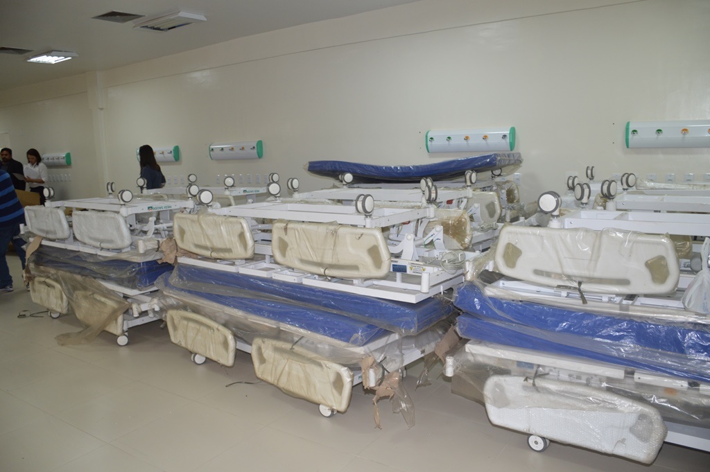 Parte dos equipamentos entregue ao Hospital