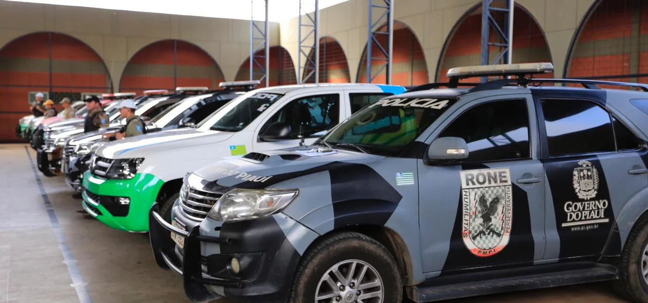 Viaturas da Polícia Militar do Piauí