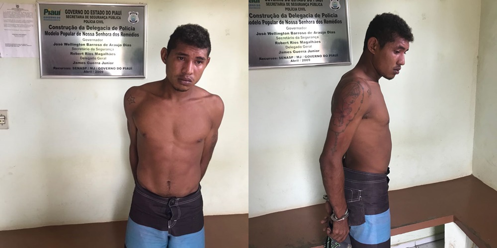 Francisco José de Oliveira, de 24 anos foi preso suspeito de praticar roubos em Nossa Senhora dos Remédios