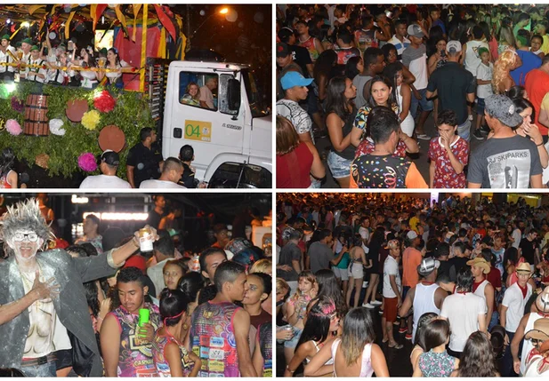 Milhares de foliões participam do Corso na cidade de Picos e animação estava estampada no rosto de cada folião presente  