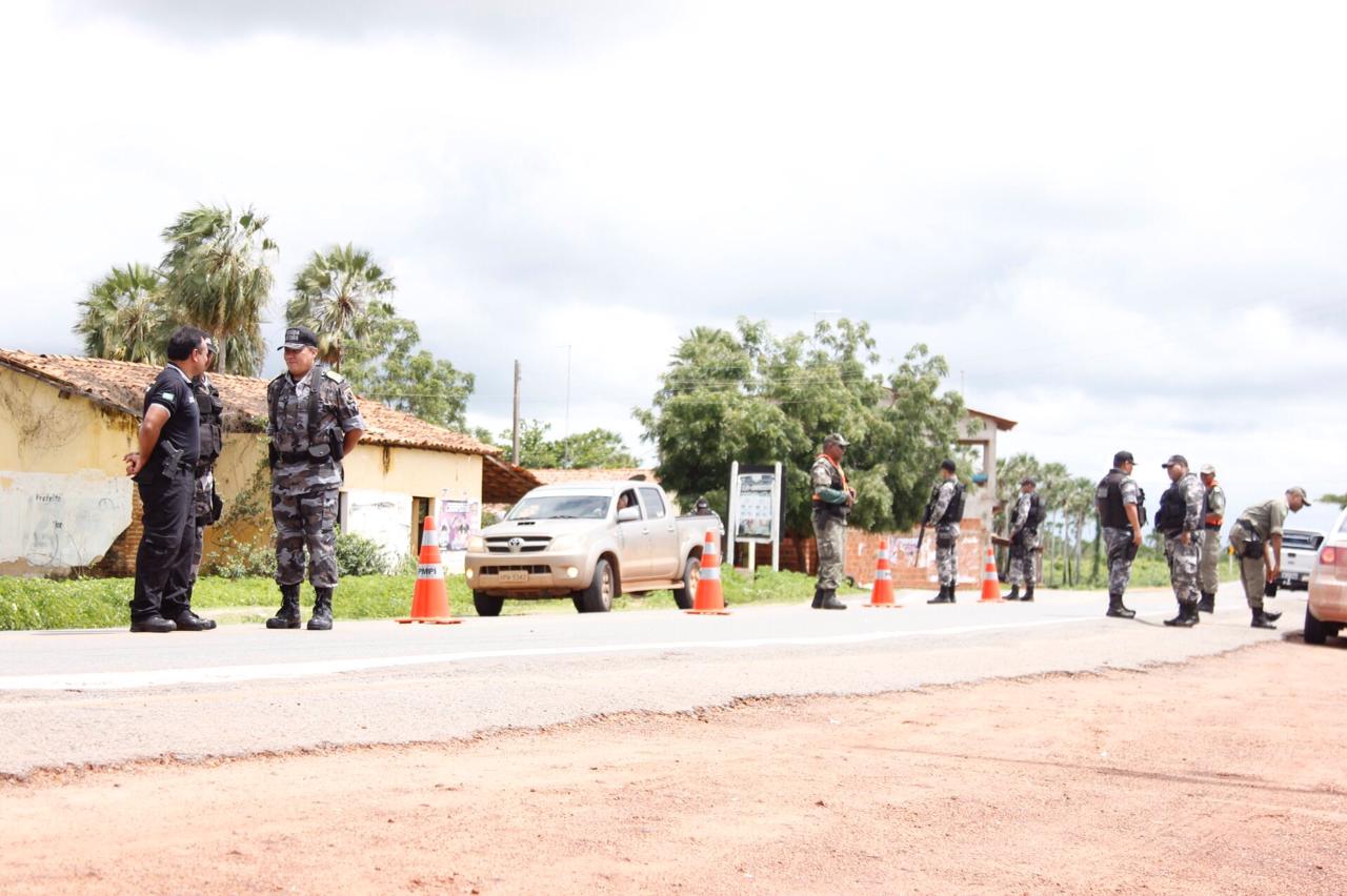Ação da polícia militar no litoral do Piauí