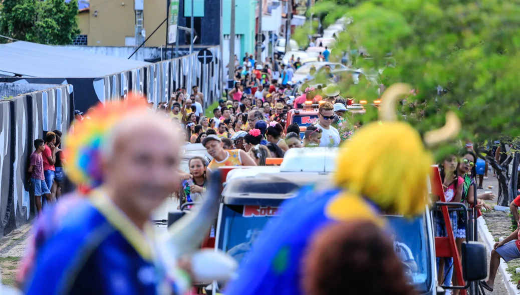 Muita gente no Bloco Vaca Atolada