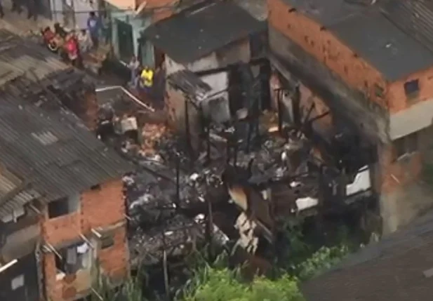 Incêndio de grande proporção em São Paulo
