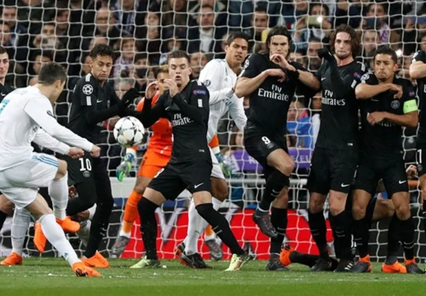 Jogo entre o Real Madrid e o PSG ocorreu nesta quarta-feira