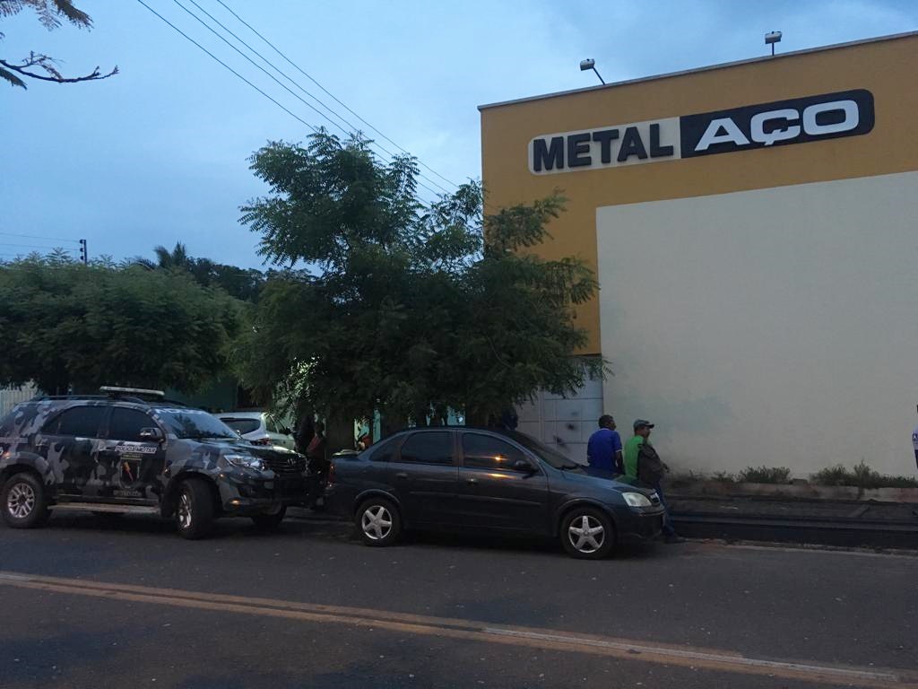 Acidente ocorreu na Metal Aço no bairro Primavera