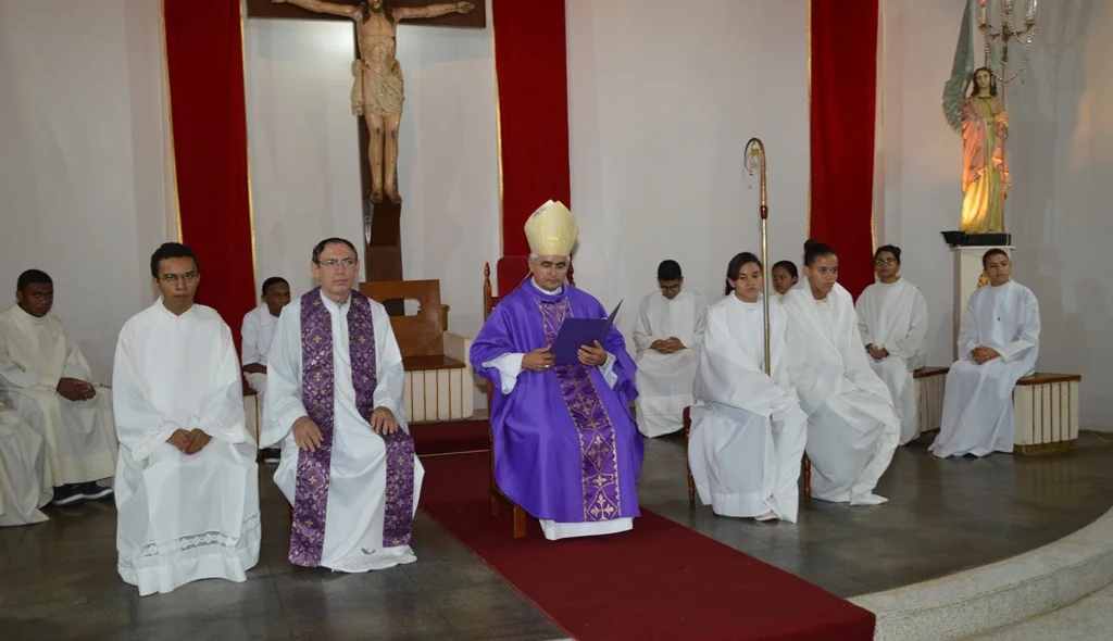 Dom Plínio foi quem presidiu a celebração