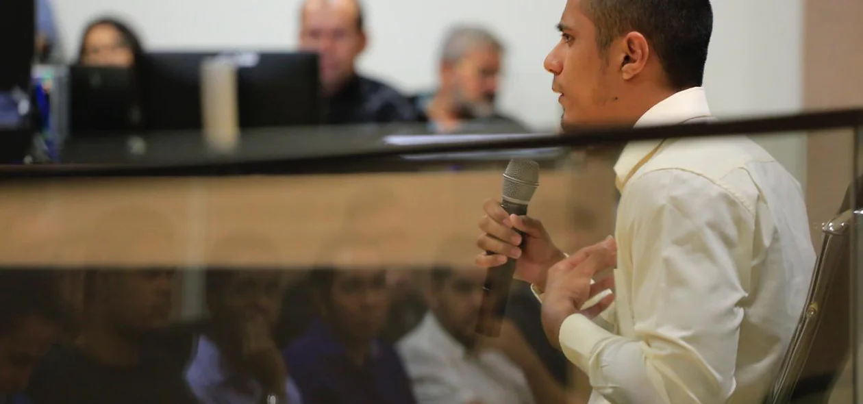 Igor Gabriel prestou depoimento no 1º Tribunal do Júri