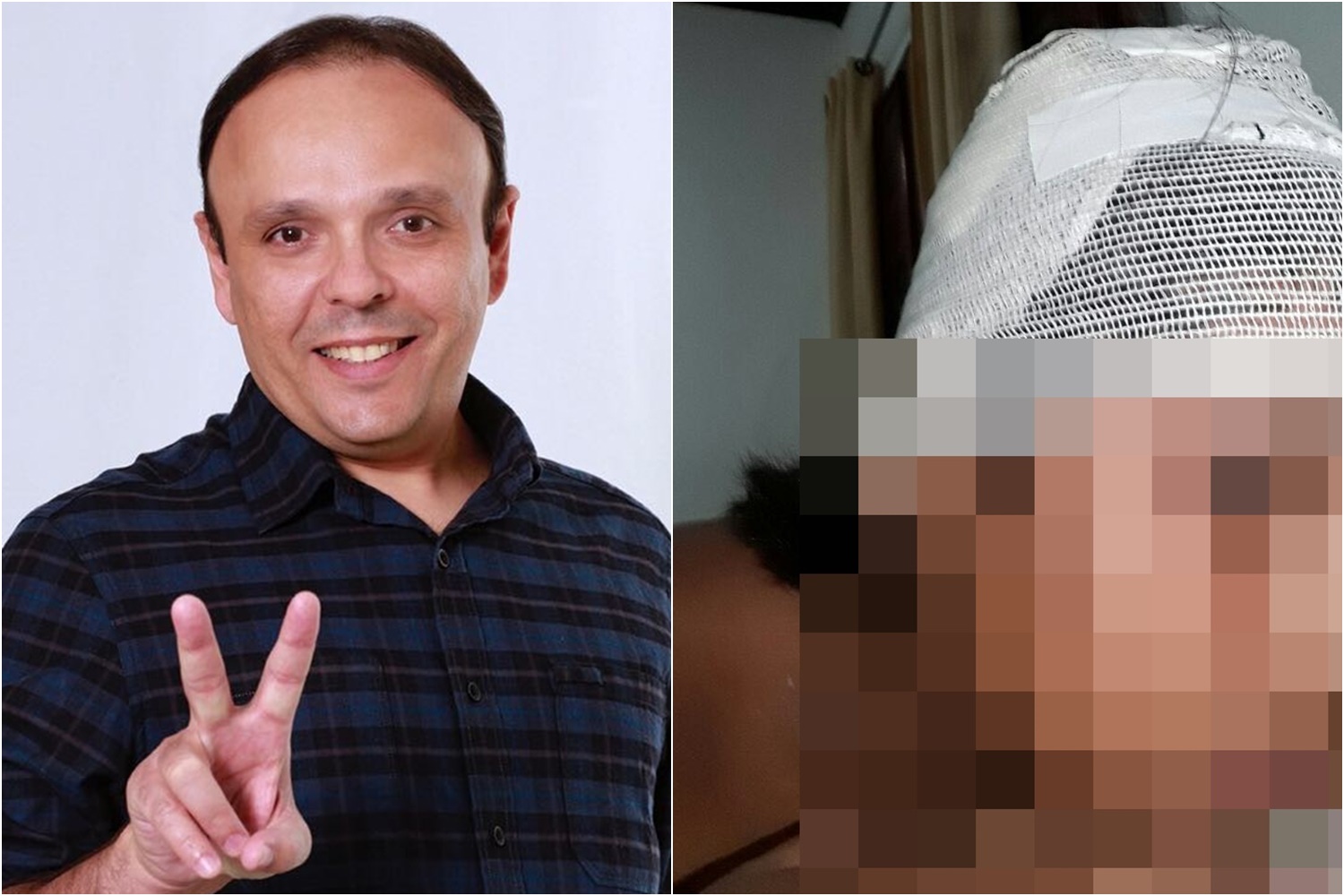 Marcos Nunes e seu filho de 11 anos