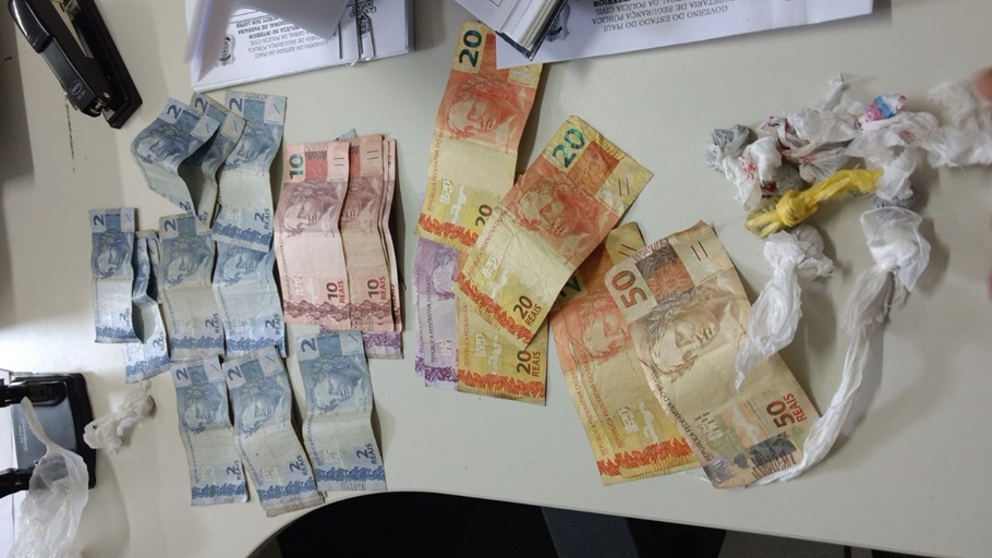 Material apreendido em Buriti dos Lopes