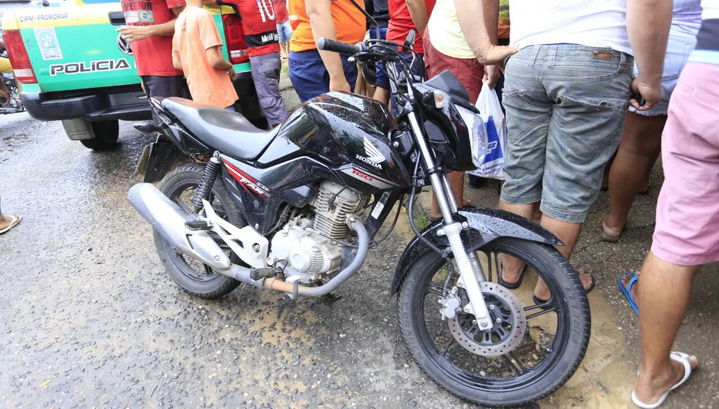 Motocicleta de Nilberto Lima e Silva